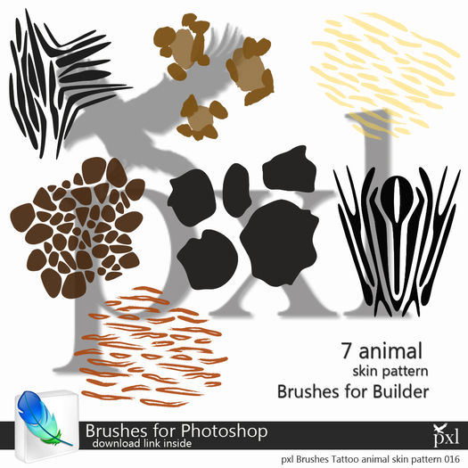 Second Life Marketplace . pxl. animal skin pattern abr